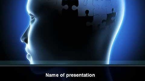 Last Puzzle PowerPoint Template by PoweredTemplate.com