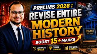 Modern History Full Revision for UPSC Prelims 2026 | Revise Everything in One Shot | Aditya sir
