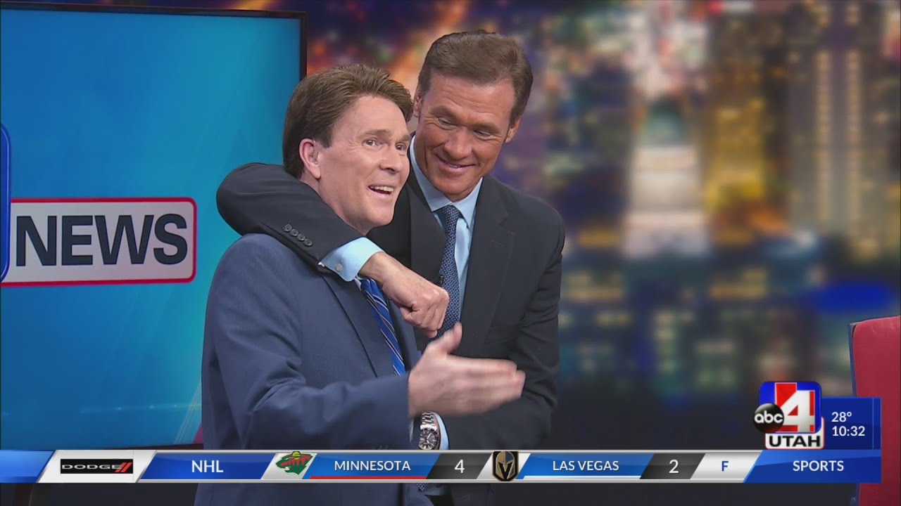 "National Hugging Day" anchors hug it out