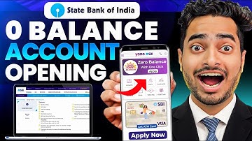 SBI Zero Balance Account Opening | How to open sbi account online | yono sbi account opening