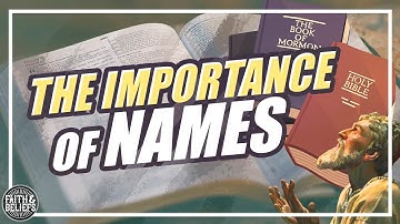 Why you should pay attention to names in the Bible and Book of Mormon. Ep. 174