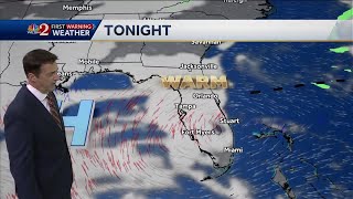 Perfect pattern for fog formation in Orlando area Tuesday morning