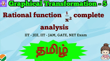 IIT-JEE 2025 | Graphical Transformation - 5 | 1/x^2 Rational function in Tamil | Justin Edwin #iit