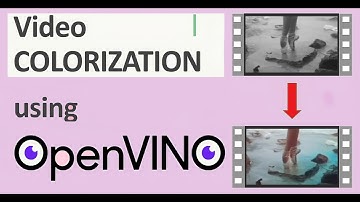 Black and white video COLORIZATION with OpenVINO Siggraph model  | Computer Vision