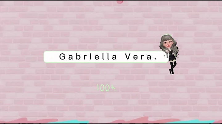 WELCOME TO MY CHANNEL | Gabriella Vera (ZEPETO)