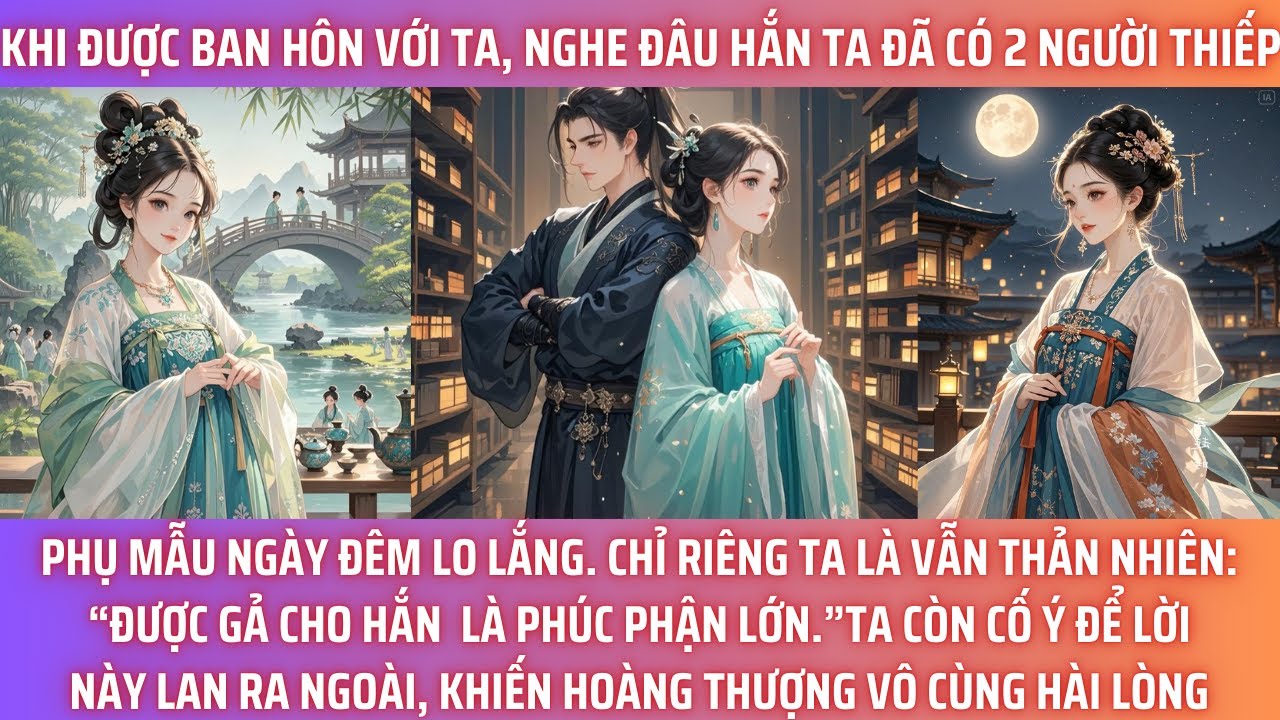 KHI ĐƯỢC BAN HÔN VỚI TA, NGHE ĐÂU HẮN ĐÃ CÓ 2 NGƯỜI THIẾP. PHỤ MẪU NGÀY ĐÊM LO LẮNG. CHỈ RIÊNG TA LÀ