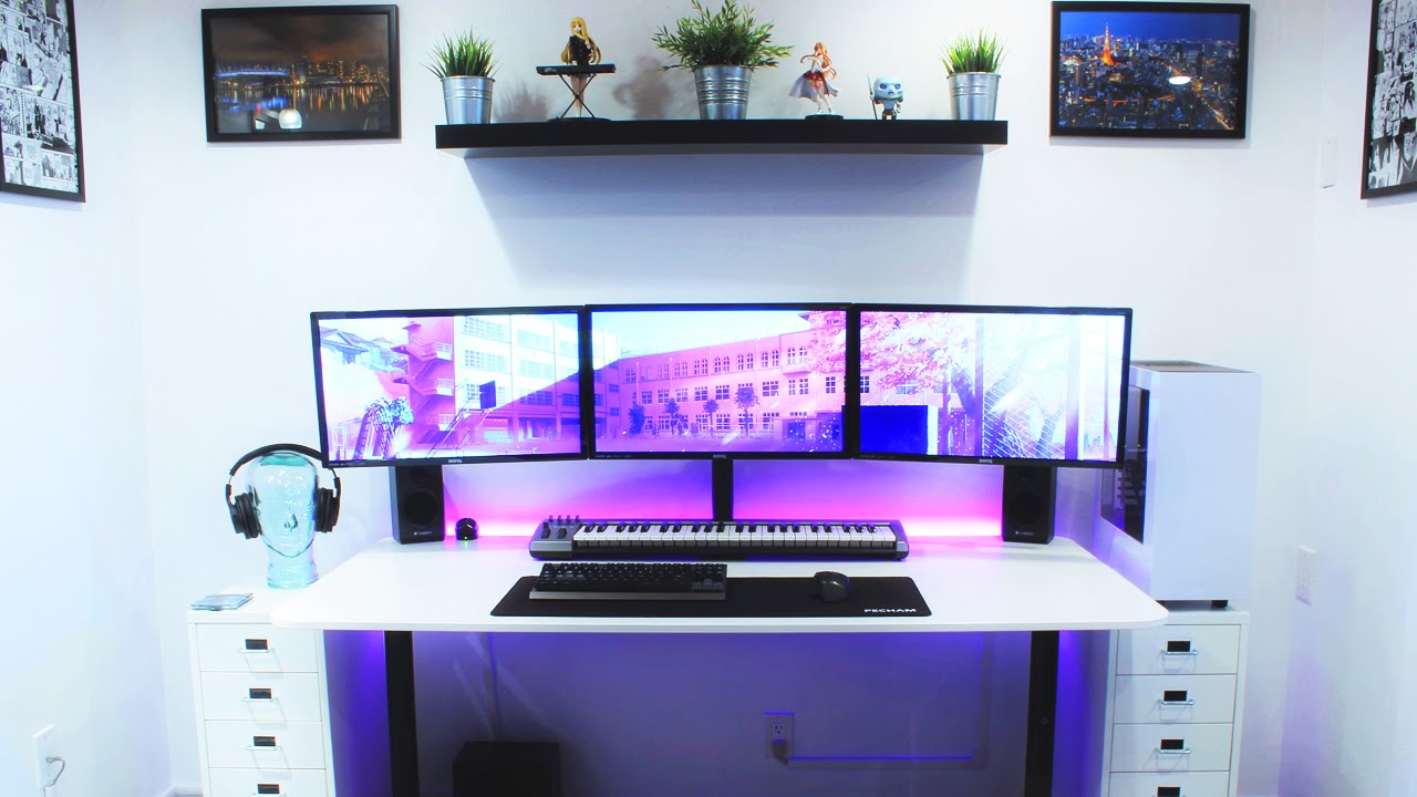 Epic Triple Monitor Setup + HTPC - Setup Spotlight - YouTube