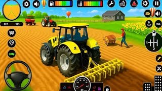 Modern Tractor Farming Driving Simulator 3D - New Tractor Games - Tractor Wala Android Gameplay screenshot 5