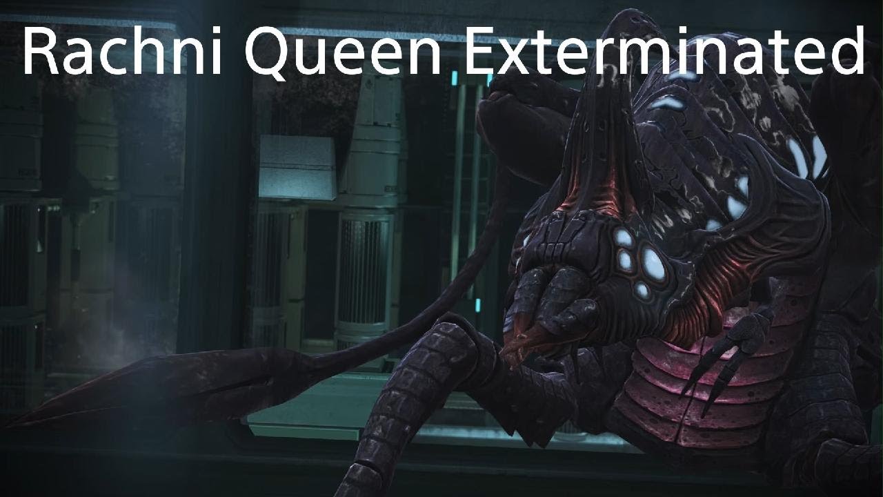 Queen Roach Rachni Killed Mass Effect Legendary Edition - YouTube