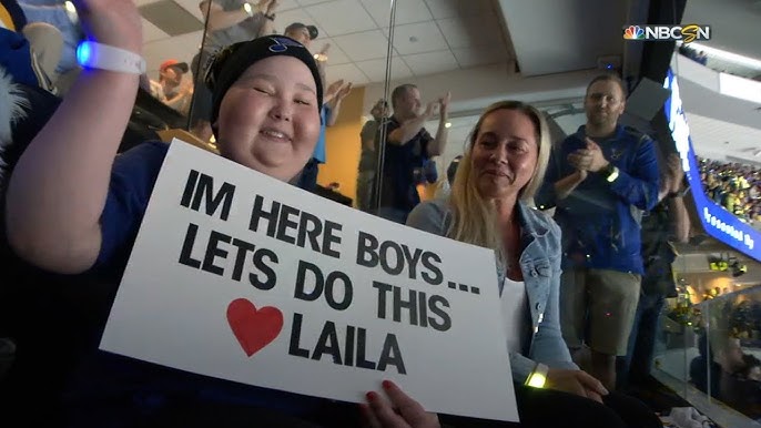 Blues superfan Laila enshrined in the Hockey Hall of Fame