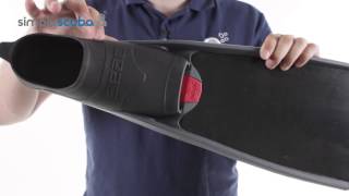 SEAC SUB Motus Fibrex Fins - www.simplyscuba.com