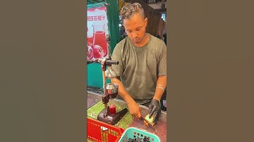 Pomegranate Juice #juice #pomegranate #thailand #ytshorts
