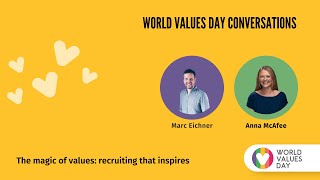 Values-based recruitment, with Marc Eichner