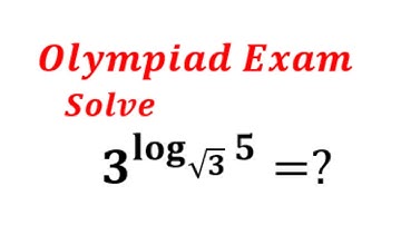 Nice Exponential Equation with Logarithm Exponent | Olympiad Exam