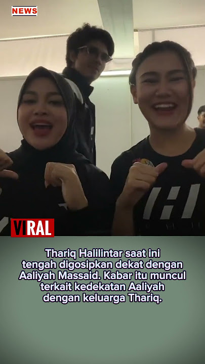 Thariq Halilintar pacaran dengan Aaliyah Massaid? #tiktok #viral #berita #thariqhalilintar #fuji