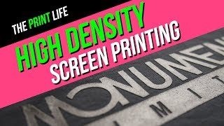 Special Effect Screen Printing with High Density Ink.