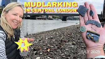 Rare Treasures & A Mystery Item Found Mudlarking in central London. Mudlarking with NicolaWhite