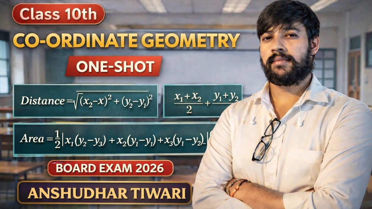 🔥 Class 10 Maths – CO-ORDINATE GEOMETRY ONE-SHOT | Full Chapter Revision 🚀 | Board Exam 2026 तैयारी