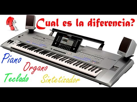 Vídeo: Diferencia Entre órgano Y Piano