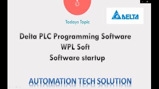 Delta PLC | WPL soft software | Software startup screenshot 4