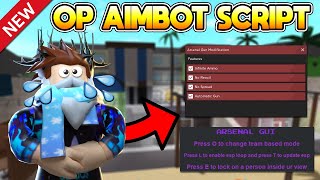 Arsenal Aimbot Gun Mod Script Op Hack Roblox Youtube - op aimbot for roblox