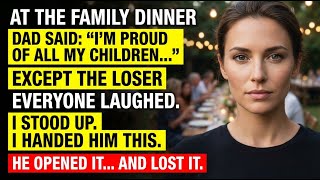 My Dad Humiliated Me at the Reunion: “Proud of All My Kids—Except the Loser.” I Handed Him This