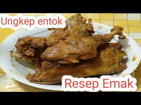 Resep Masakan Entok Ungkep