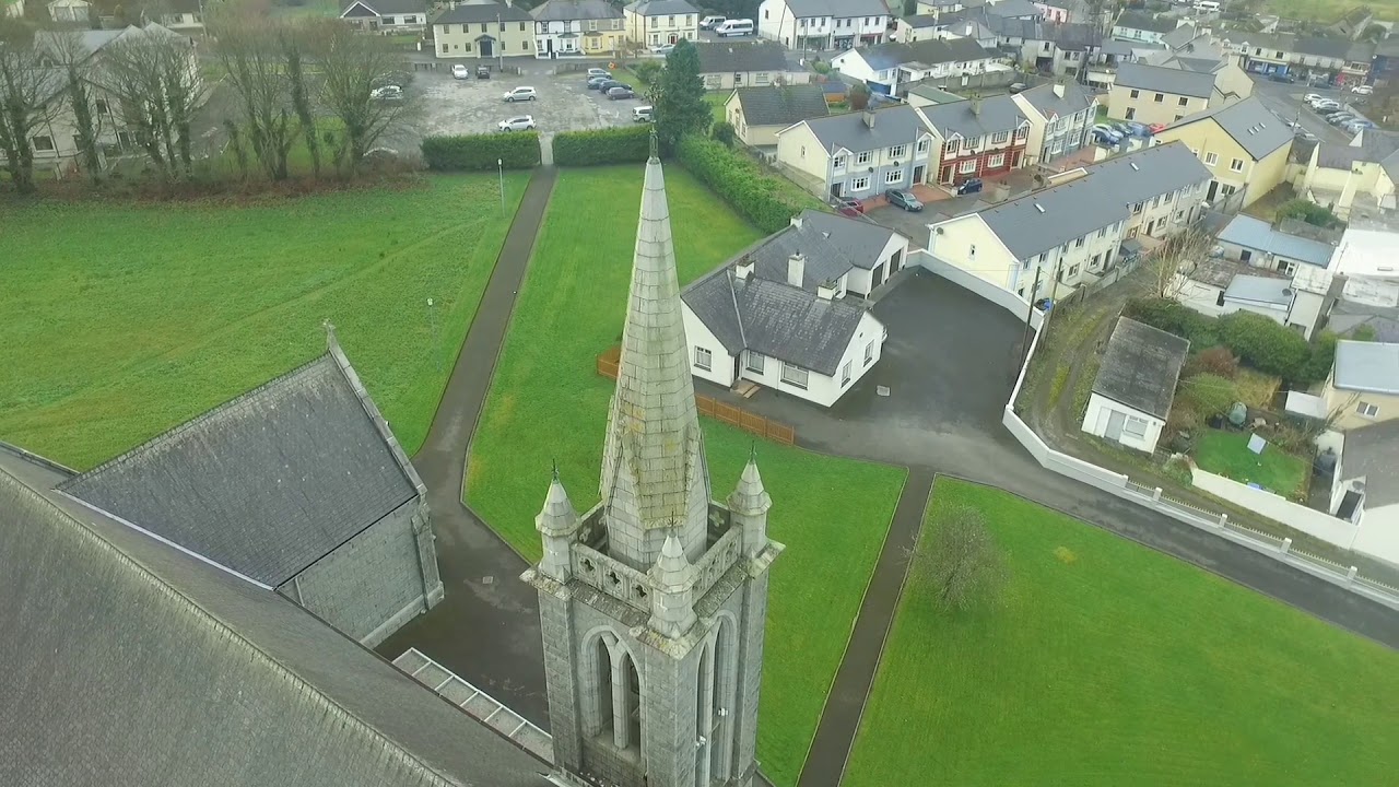 Drone footage of tubbercurry co sligo