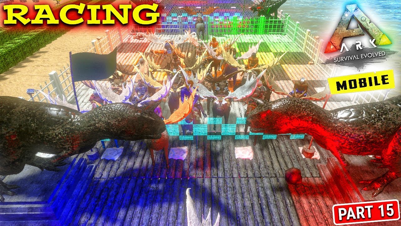 Ark Evolved Racing Megaloceros Race Event Can i Win ? 🔥🔥🔥 : ARK Survival Evolved MOBILE ...