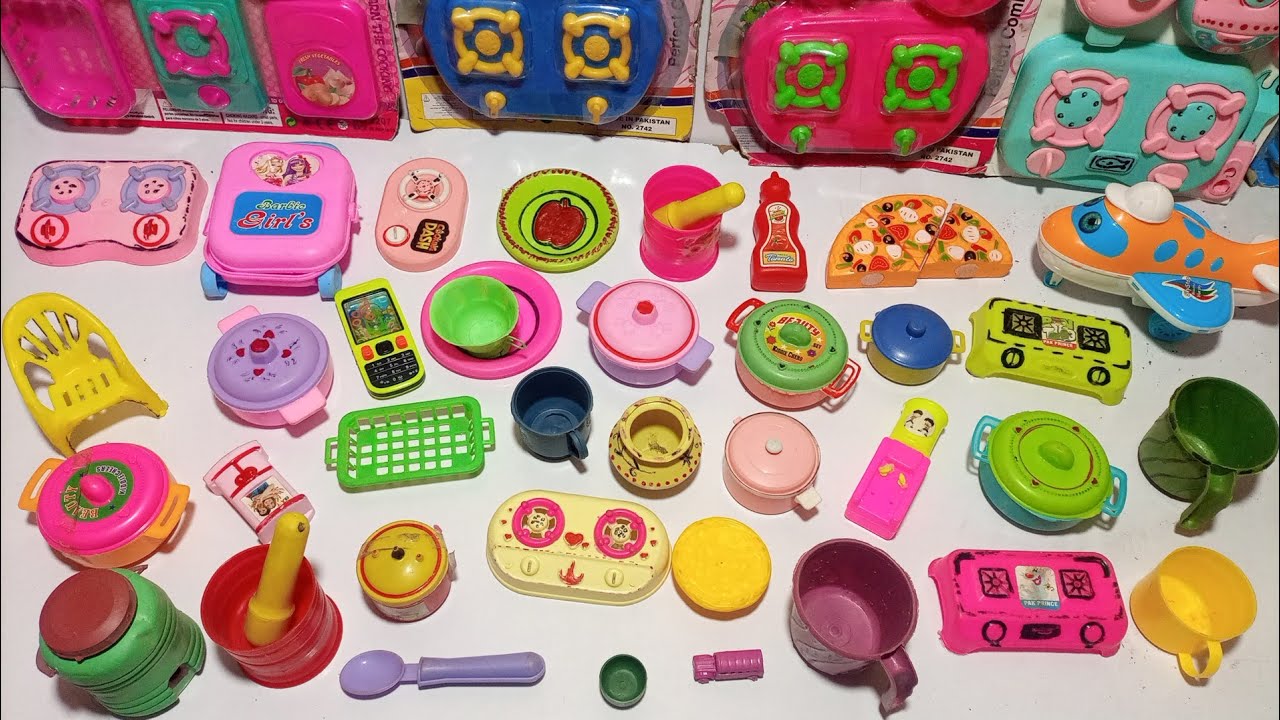 4 Minutes Satisfying with Unboxing Super Water Park Toy World ASMR | Review Toys Kitchen set