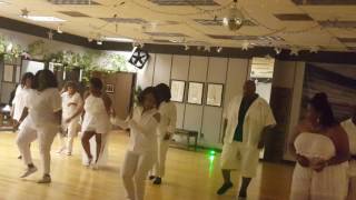 The King Of Line Dance Connection In South Carolina With James Mobley All White And Wendy