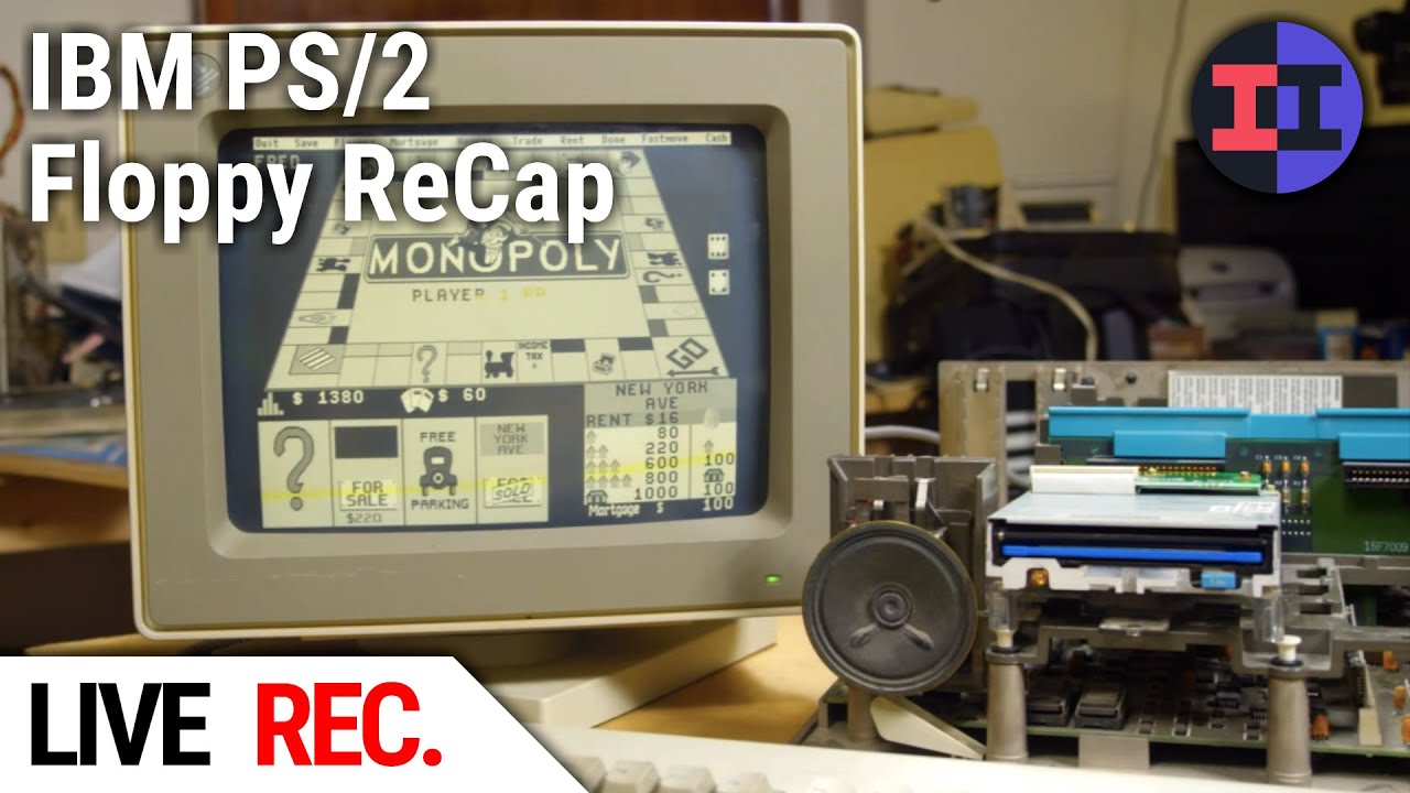 ReCapping IBM PS/2 Model 30 Floppy Drive YouTube