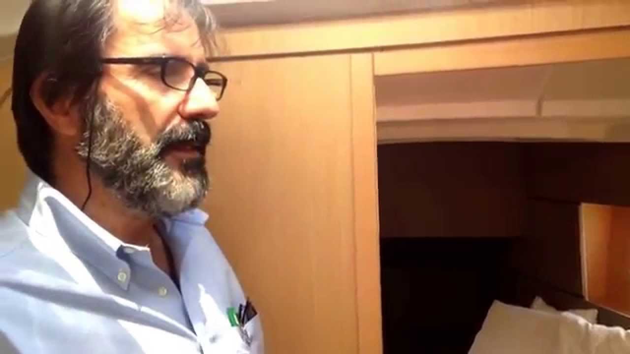 ⁣Massimo Gino, titolare dello Studio Nauta, ci spiega i rivoluzionari interni del nuovo Oceanis 35