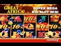 Great africa slot   super mega big slot win  slot machine bonus