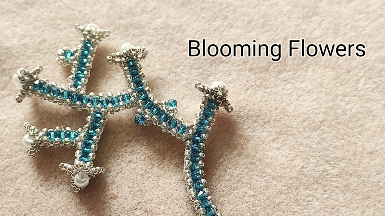 Blooming Flowers Cuff Bracelet Tutorial - Part 1 |SS Beads Corner - YouTube