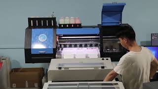Step1-How Fluorescent Colors Are Printed On Dtf Printers?Uv Light