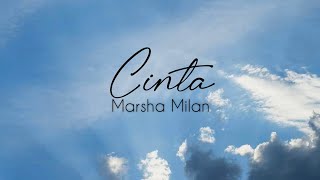 Cinta - Marsha Milan (OST Bisik - Bisik Gelora) (Lyric Video)