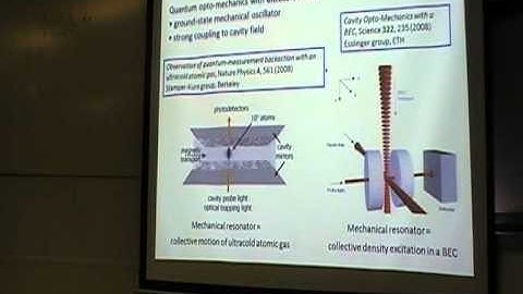 Markus Aspelmeyer: "Quantum Opto-mechanical systems"