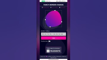 Fancy Border Radius Generator | HTML CSS | #shorts @swapnilcodes
