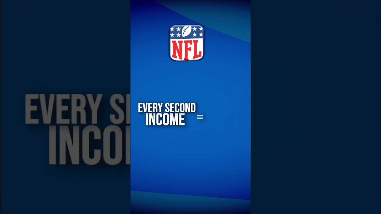 NFL per second Income 🤑 (INSANE)