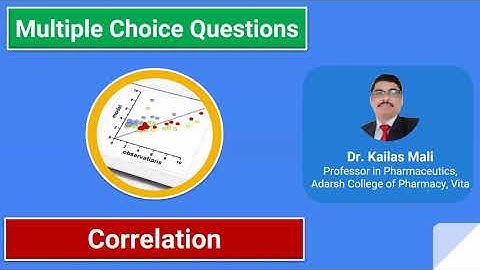 Biostatistics and Research Methodology ll Correlation ll MCQ Part I