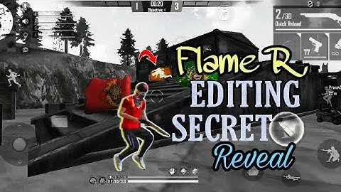 How To Edit Like @FLAME R -FREE FIRE In android –Garena Free Fire