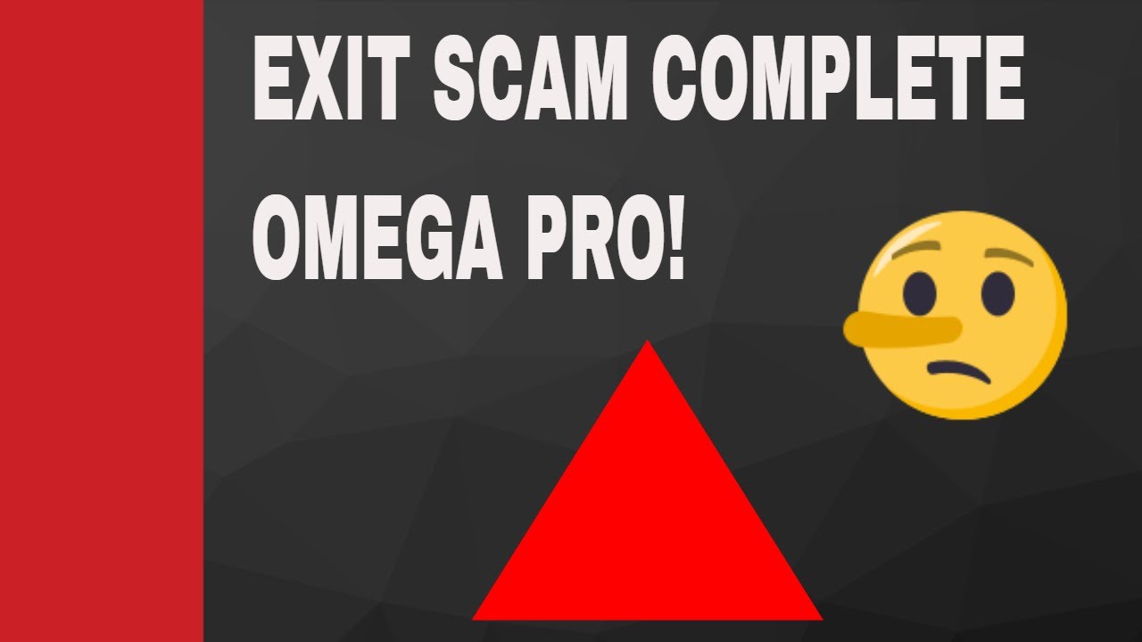 OMEGA PRO's exit plan confirms its a scam 