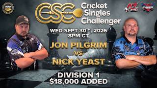 Nick Yeast vs Jon Pilgrim | Season 11 | CSC | Cricket Singles Challenger Series