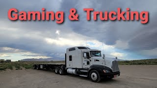 Gaming in a semi truck &#39;updated&#39; using Verizon jetpack, and how I set my truck up for OTR