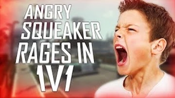 ANGRY SQUEAKER RAGES IN A 1V1! (Black Ops 2 Funny Moments)
