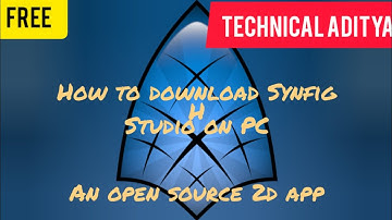 How to Download and Install Synfig Studio (for free) on PC || Part-2 || Link in the Description