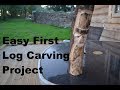 Simple! Quick! Easy! Beginner Wood Carving Project!!