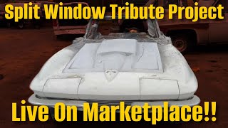 Crazy Corvette Project For Sale.  Build Yourself A Split Window Vette On A Budget!!!