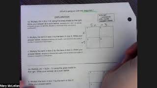 Im2 Notes 4.1.1 and 4.1.2 (Factoring)